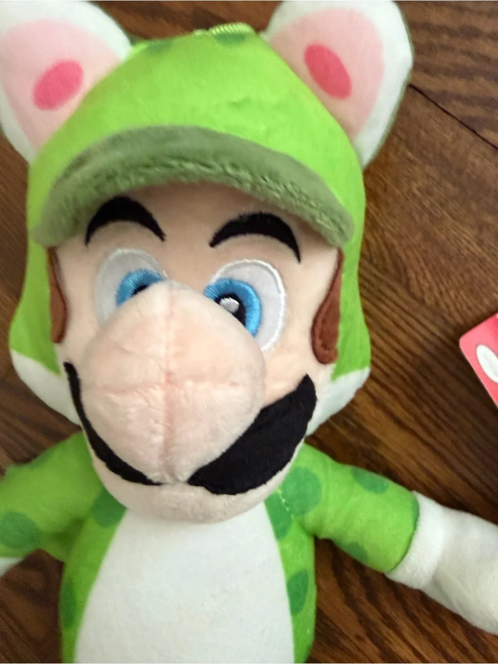 Super Mario Bros Luigi in Green Cat Suit Plush 2022 with Tag